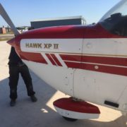 Cessna Hawk ll After Repainting